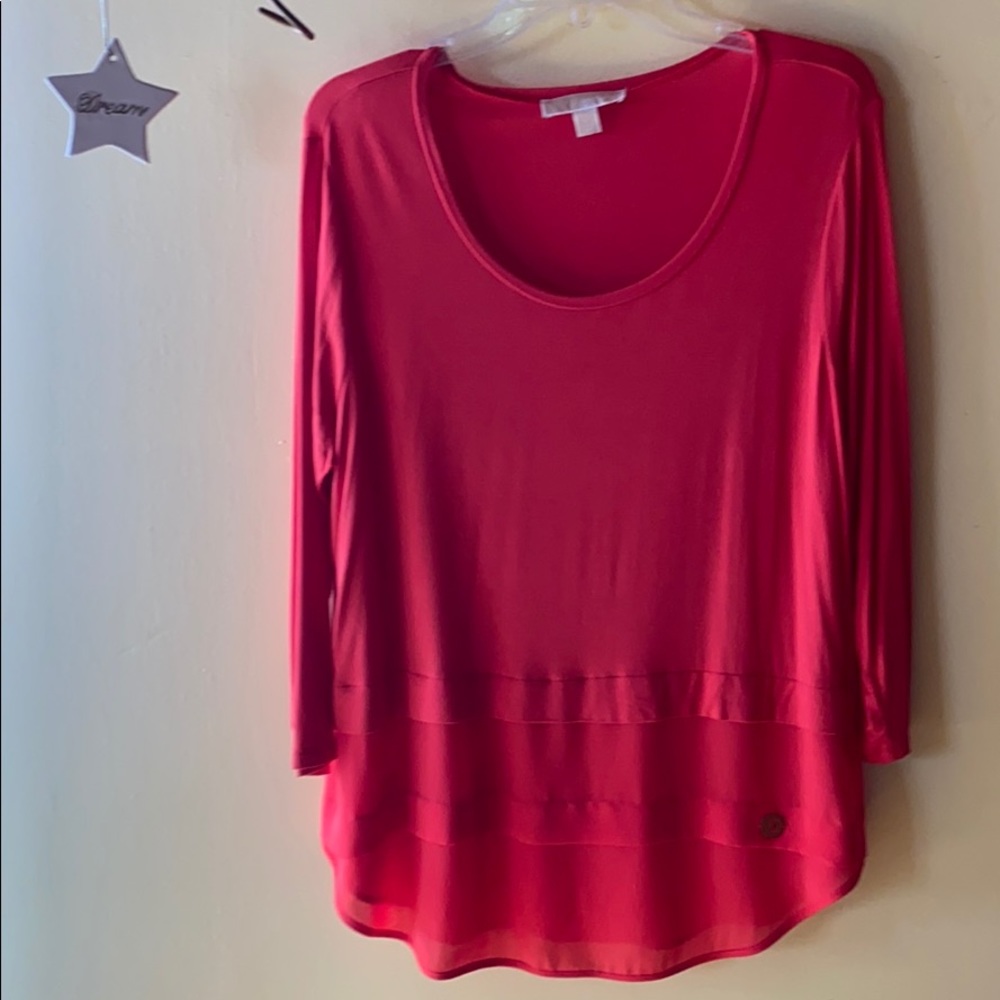Orange Michael Kors blouse